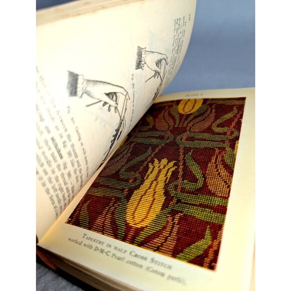 Encyclopedia 0f Needlework Dillmont needs rebinding c1900.Has inscription - Picture 9 of 9